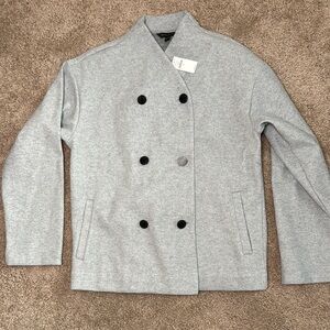 Banana Republic Light Gray Coat NWT